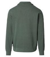 Casa Moda Half Zip Dark Forset