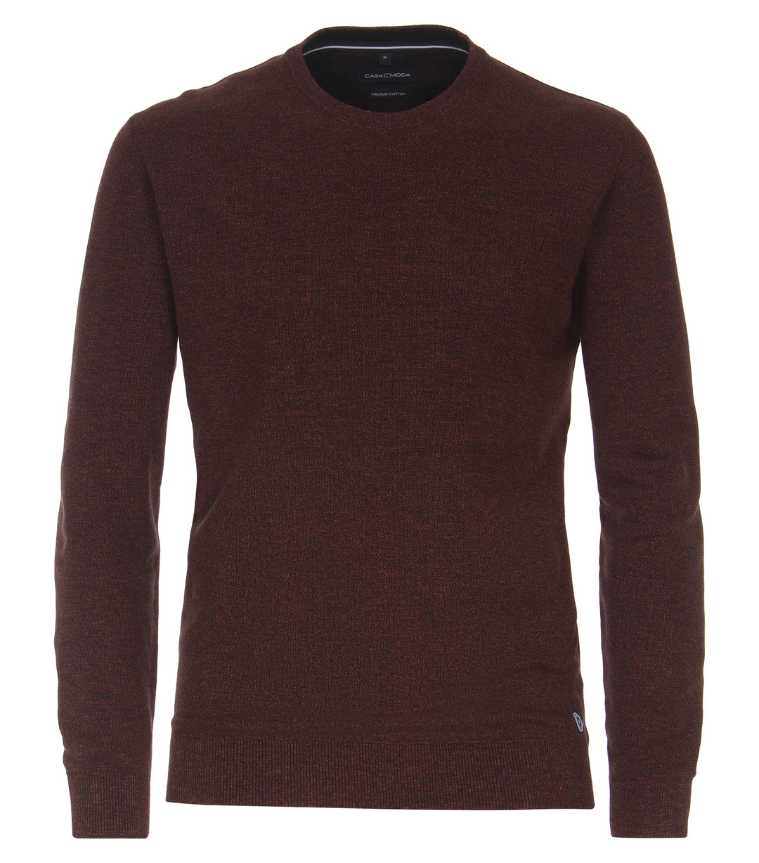 Casa Moda Crew Neck Sweater Rooibos Tea
