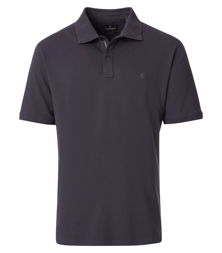Casa Moda Cotton Polo Shirt Gray