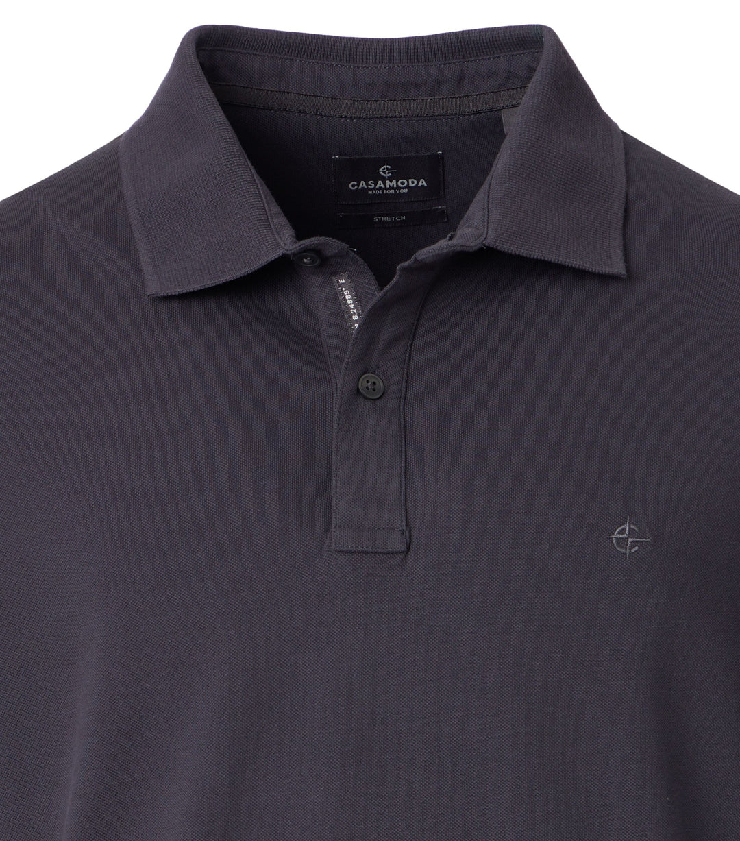 Casa Moda Cotton Polo Shirt Gray
