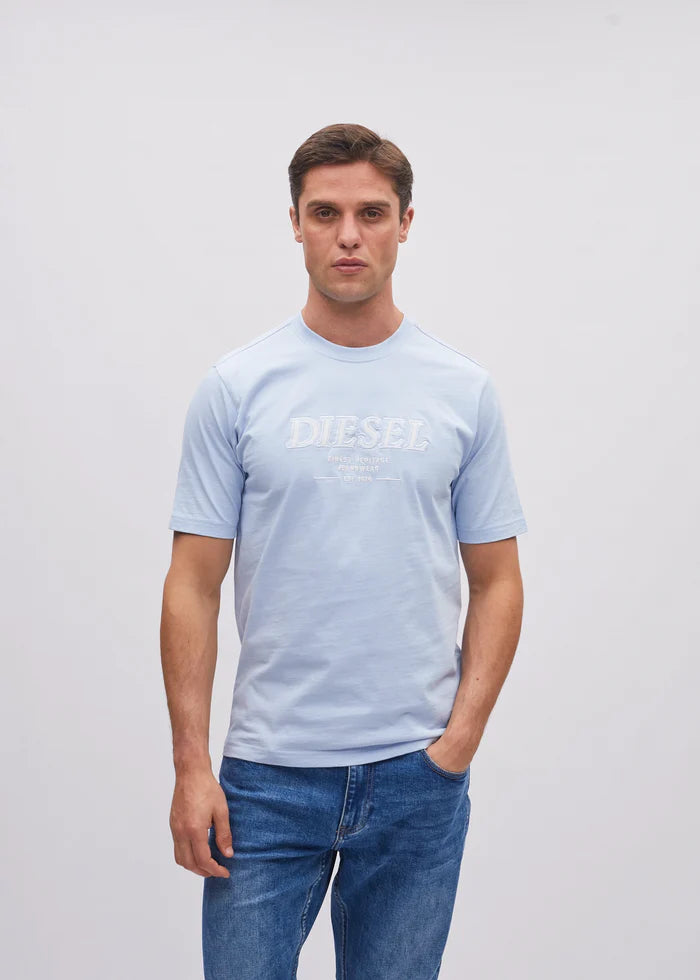 Diesel Chadwick Tee League Blue