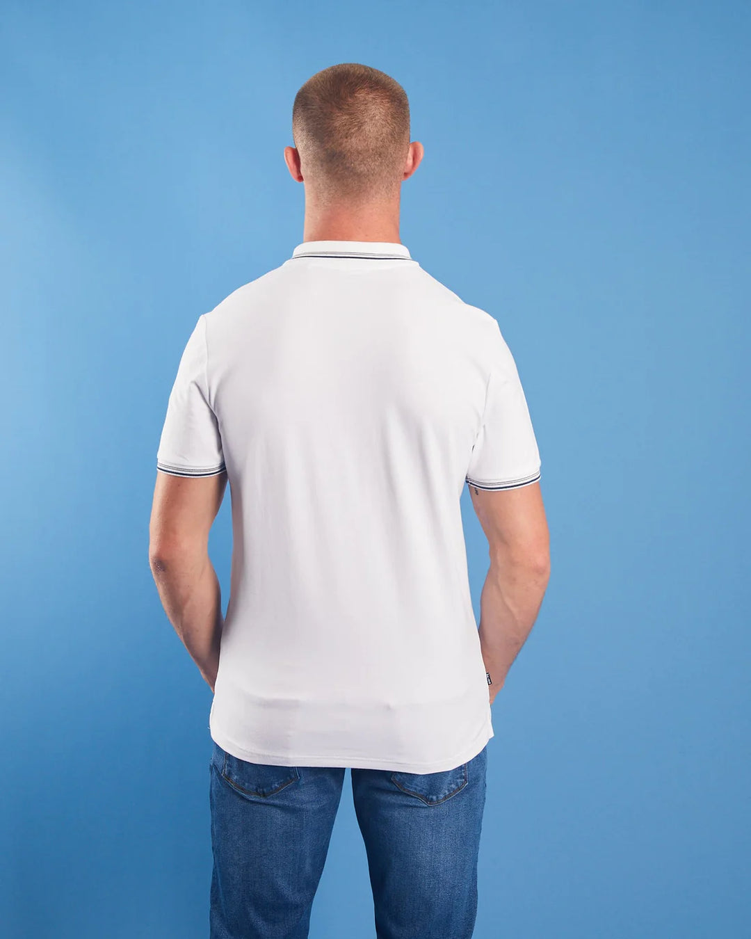 Diesel Clarksville Polo Dove White