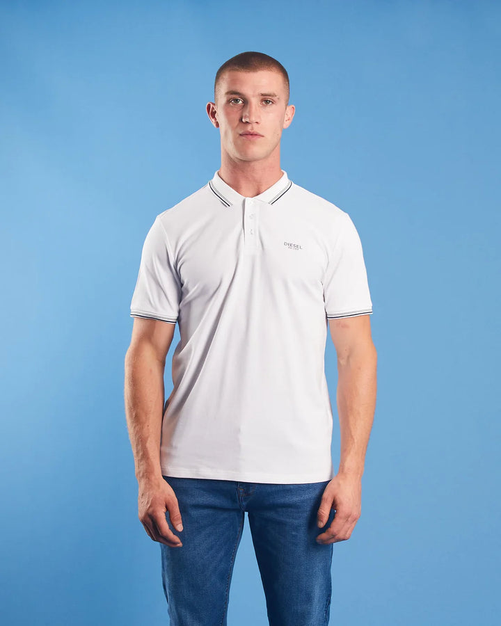 Diesel Clarksville Polo Dove White