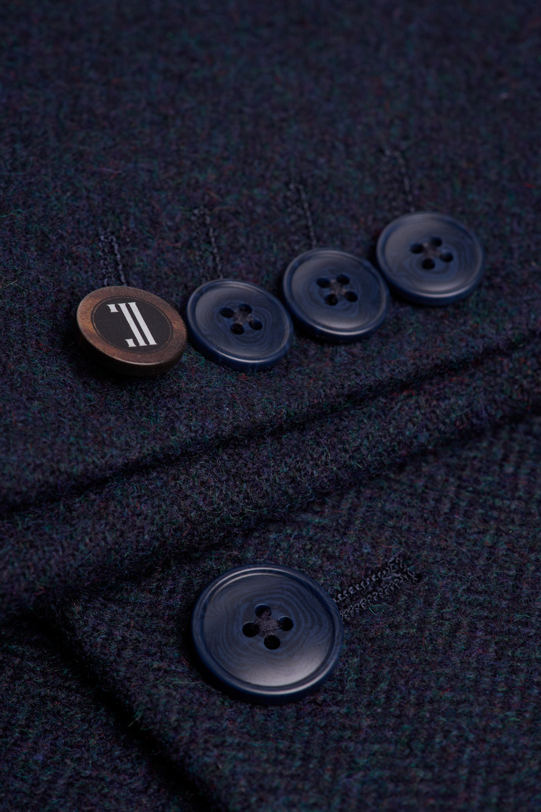 House Of Cavni Thomas Lush Tweed Suit Navy