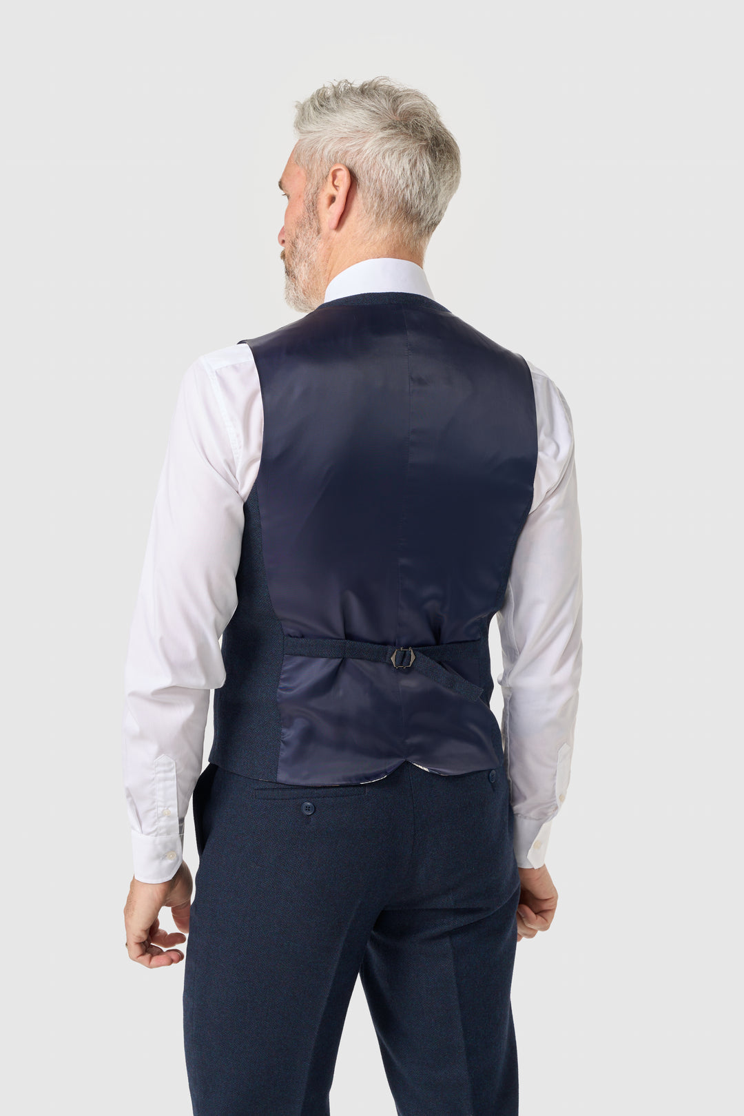 House Of Cavni Thomas Lush Tweed Suit Navy