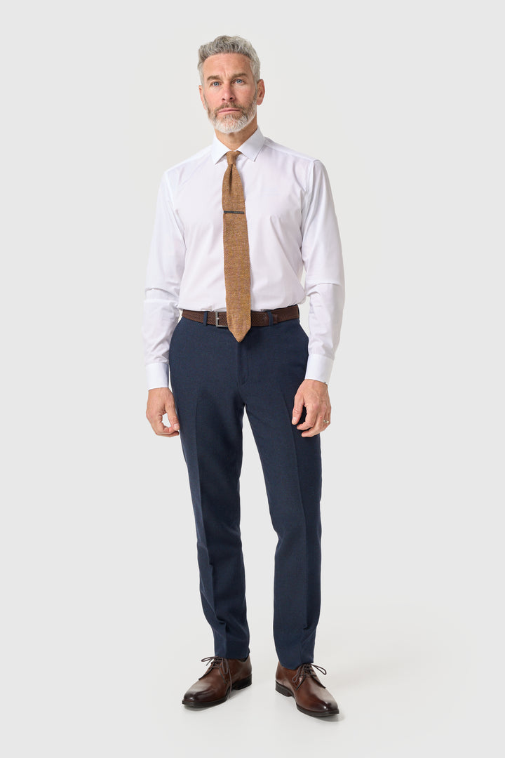 House Of Cavni Thomas Lush Tweed Suit Navy