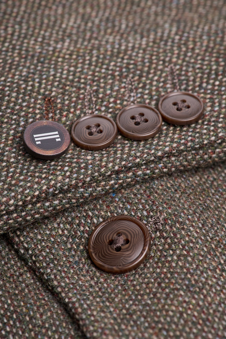 House Of Cavni Thomas Tweed Suit Sage