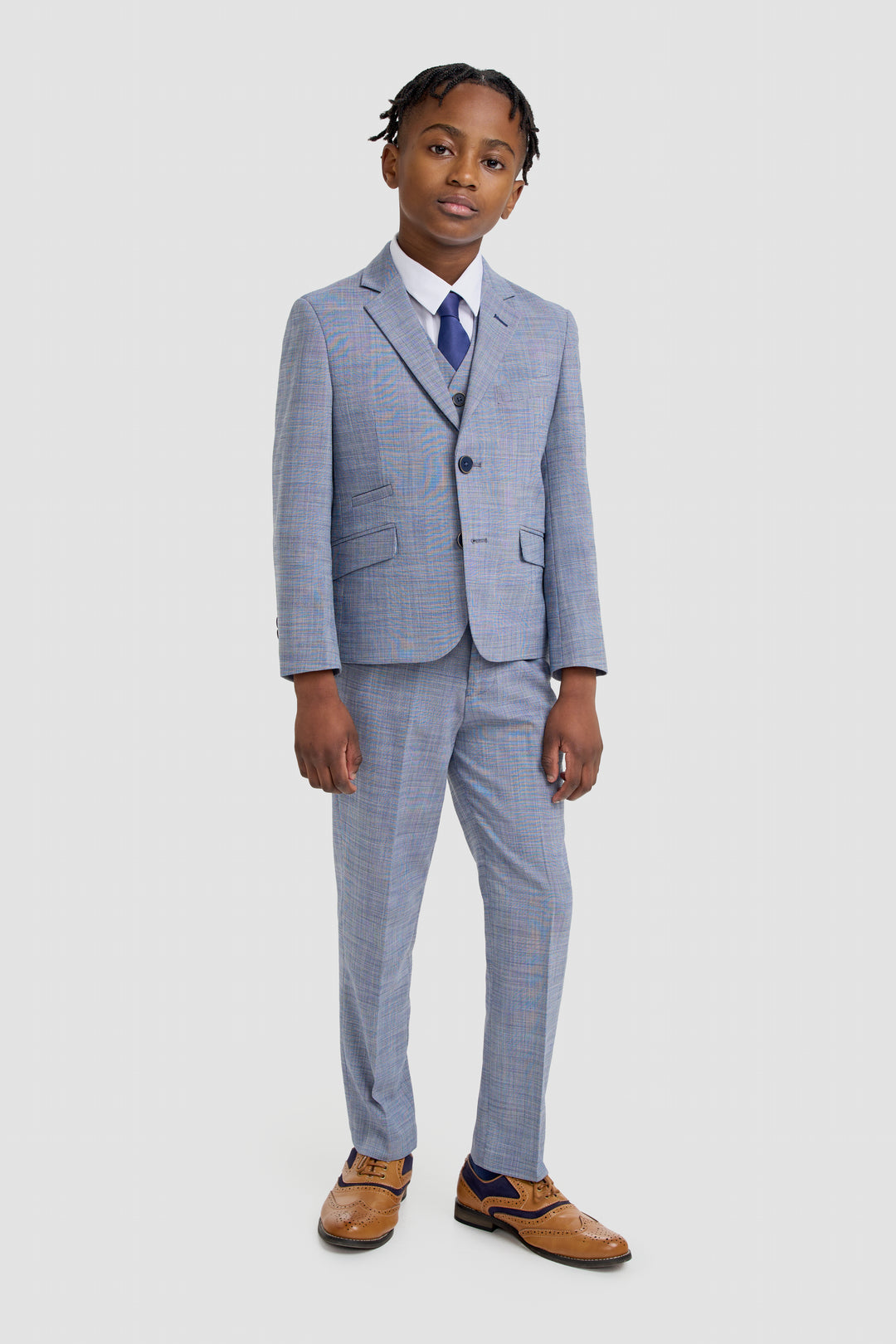 House Of Cavani Camden Blue Boys Suit