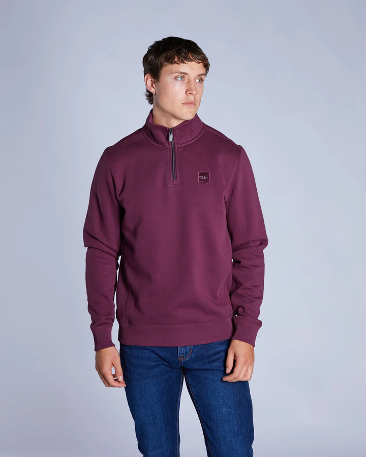 Diesel Dax Half Zip Sweatshirt Fig