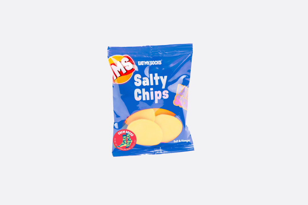 Eat My Socks Salty Chips Blue