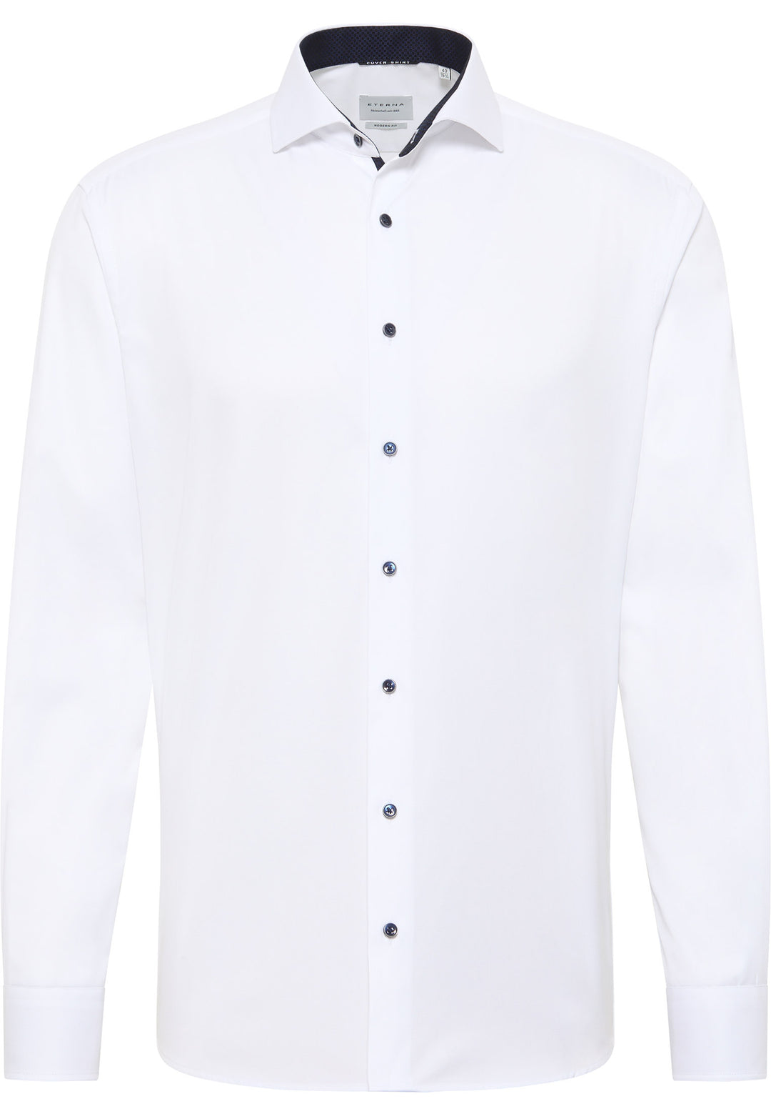 Eterna Opaque Cover Shirt White