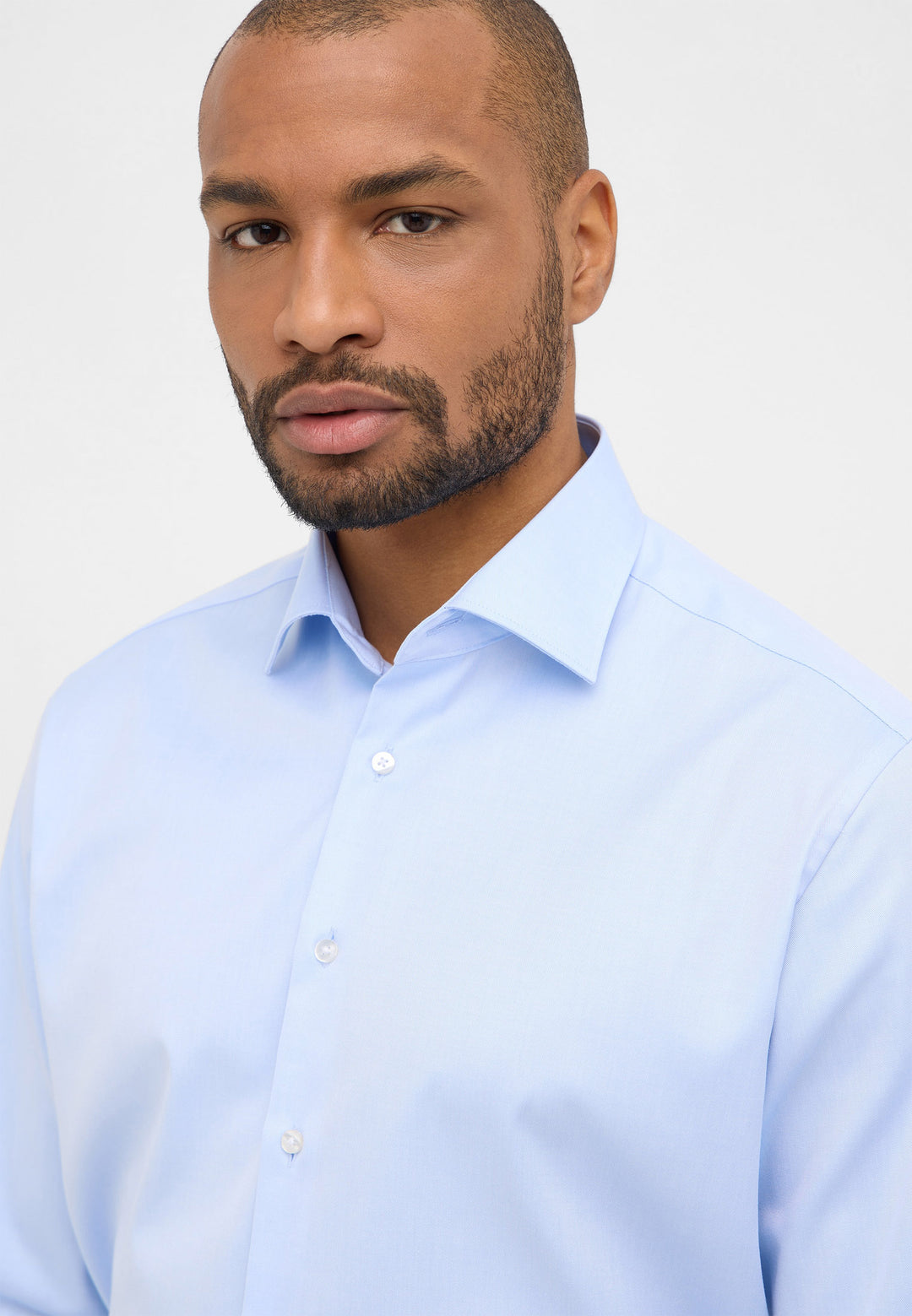 Eterna Modern Fit Cover Shirt Blue