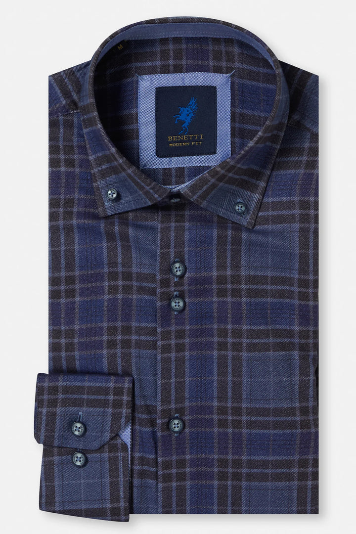 Benetti Casual Shirt Eric Indigo
