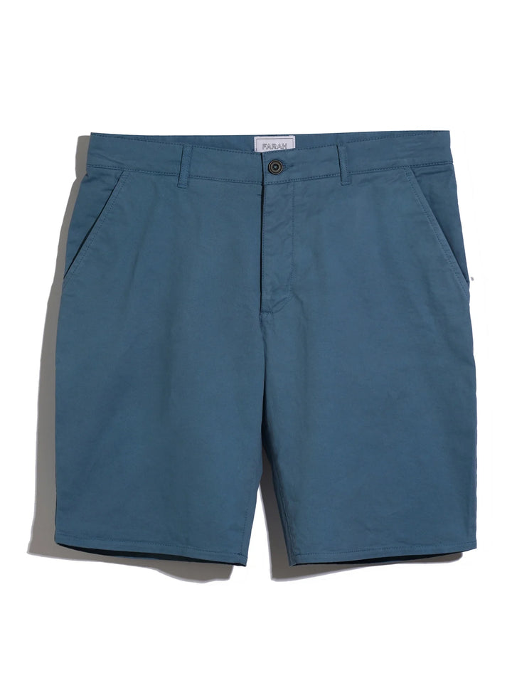 Farah Hawk Chino Shorts Blue Tide