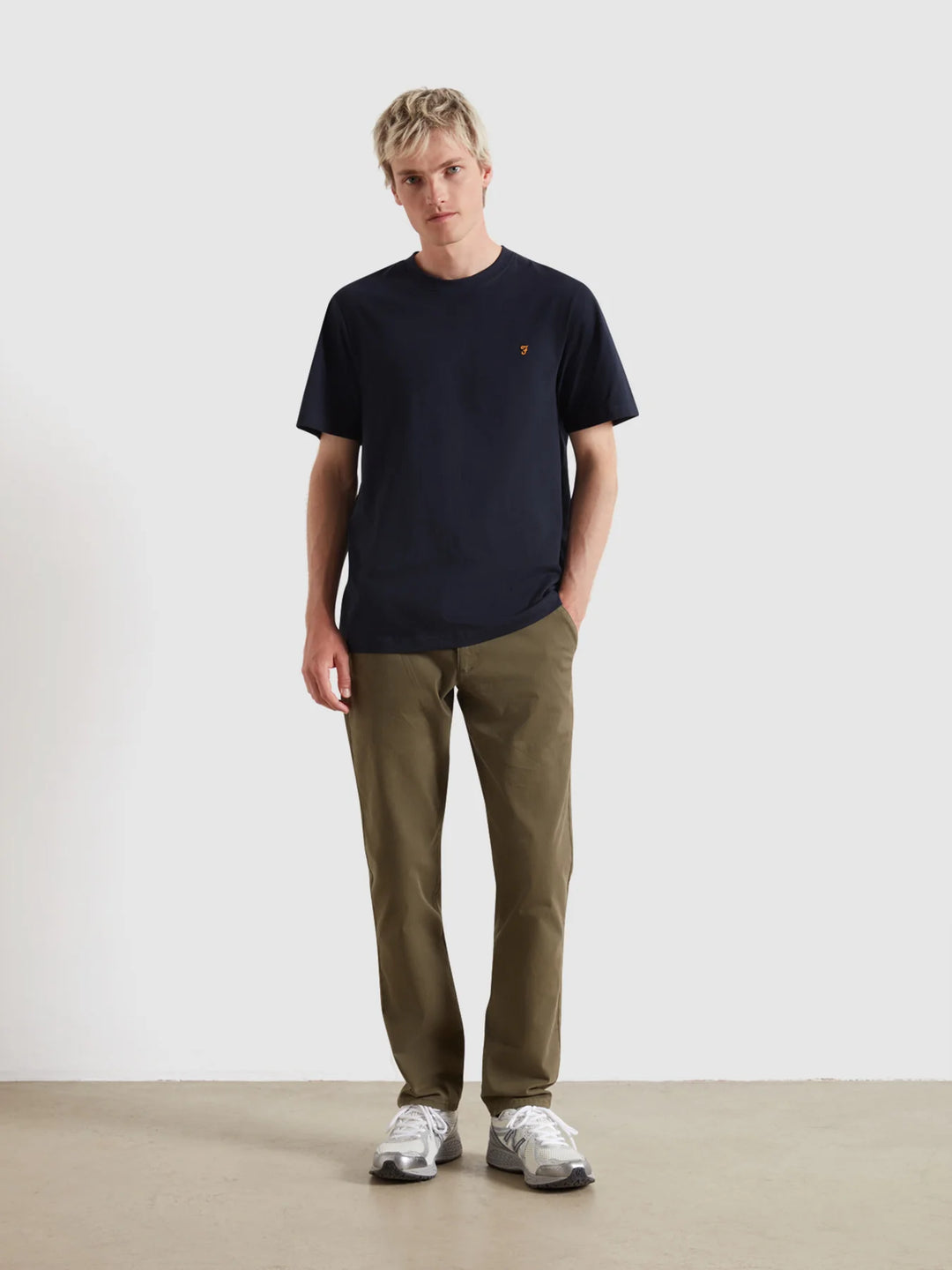 Farah Danny Regular Tee Shirt True Navy