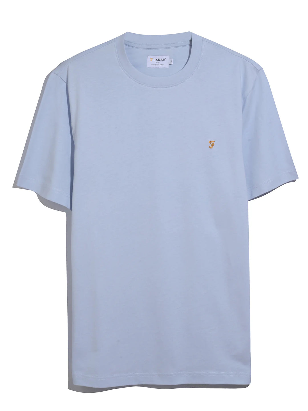 Farah Danny Regular Tee Shirt Blue Nickle