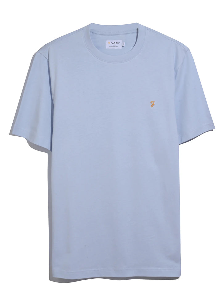 Farah Danny Regular Tee Shirt Blue Nickle