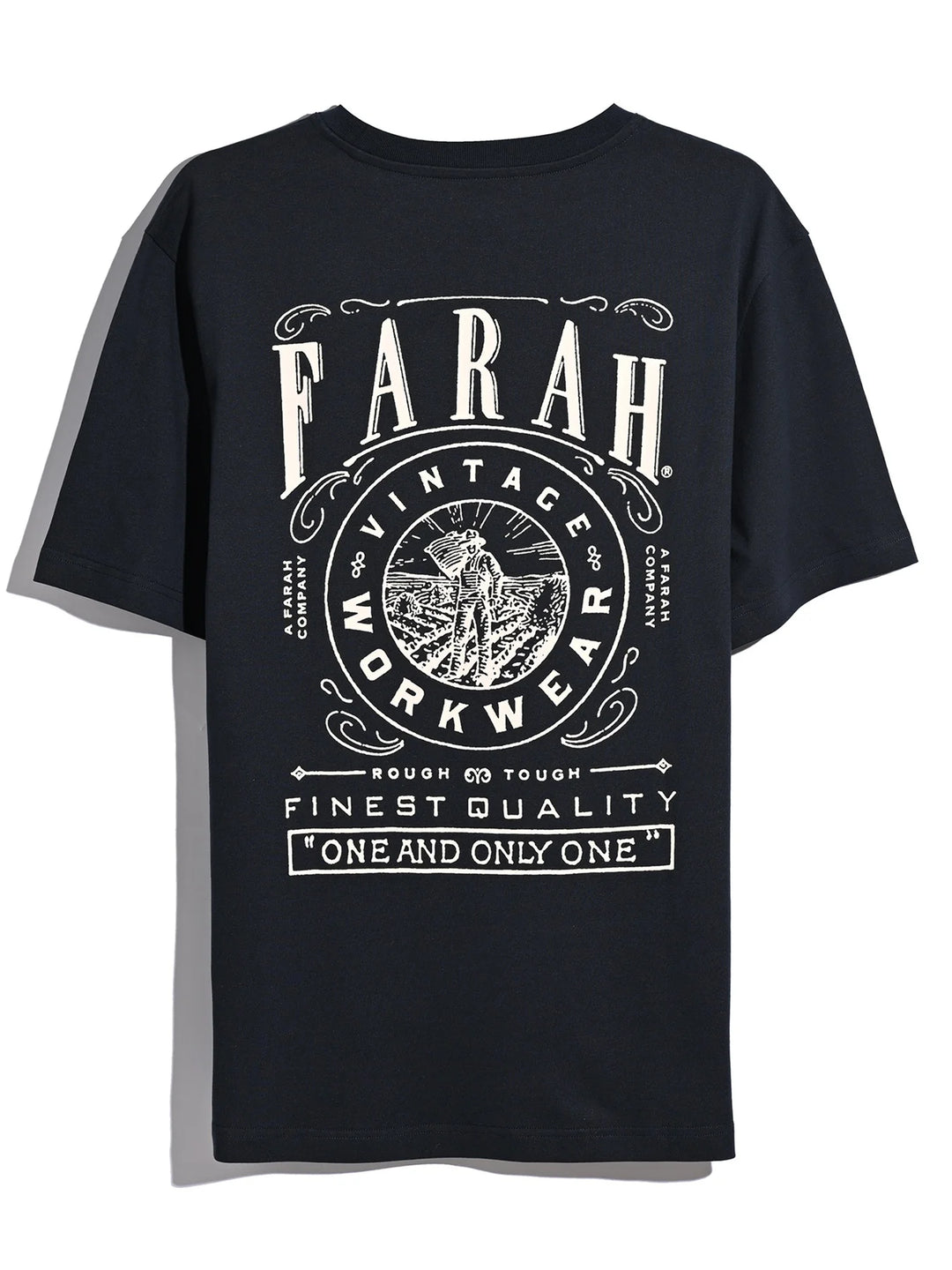 Farah Haise Graphic T-Shirt True Navy