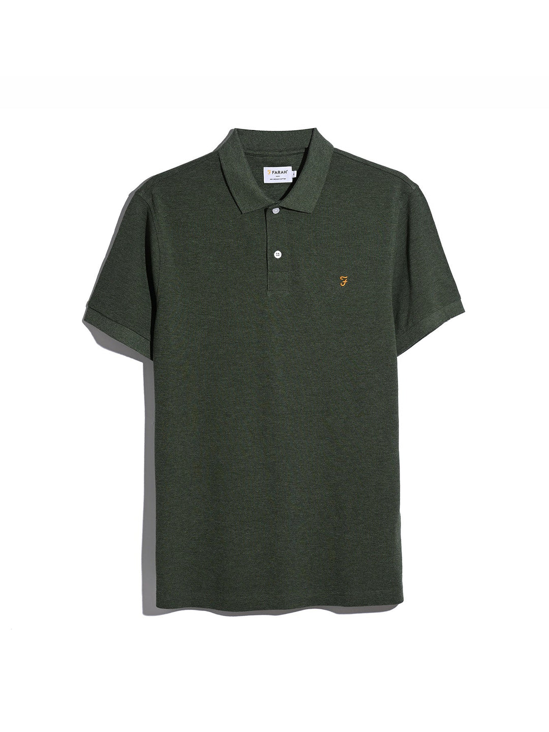 Farah Cunningham Polo Shirt Rosemary Marl