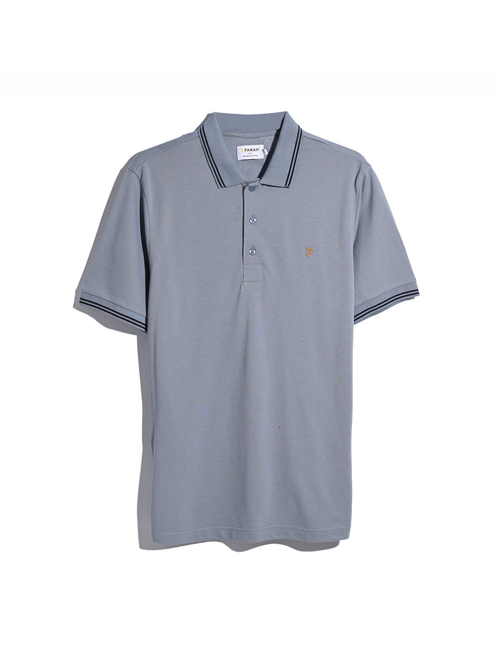 Farah Bowes Polo Shirt Icelandic Blue