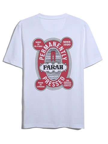 Farah Hawthorne Graphic T-Shirt White