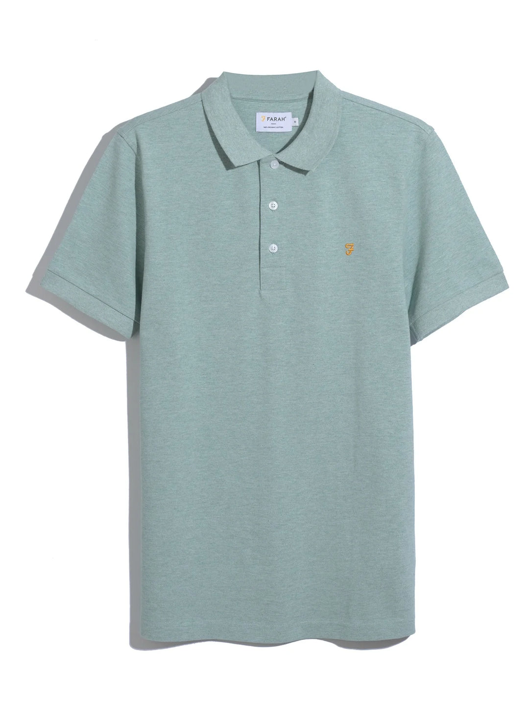 Farah Blanes Polo Green Mist Marl