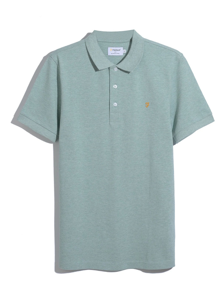 Farah Blanes Polo Green Mist Marl