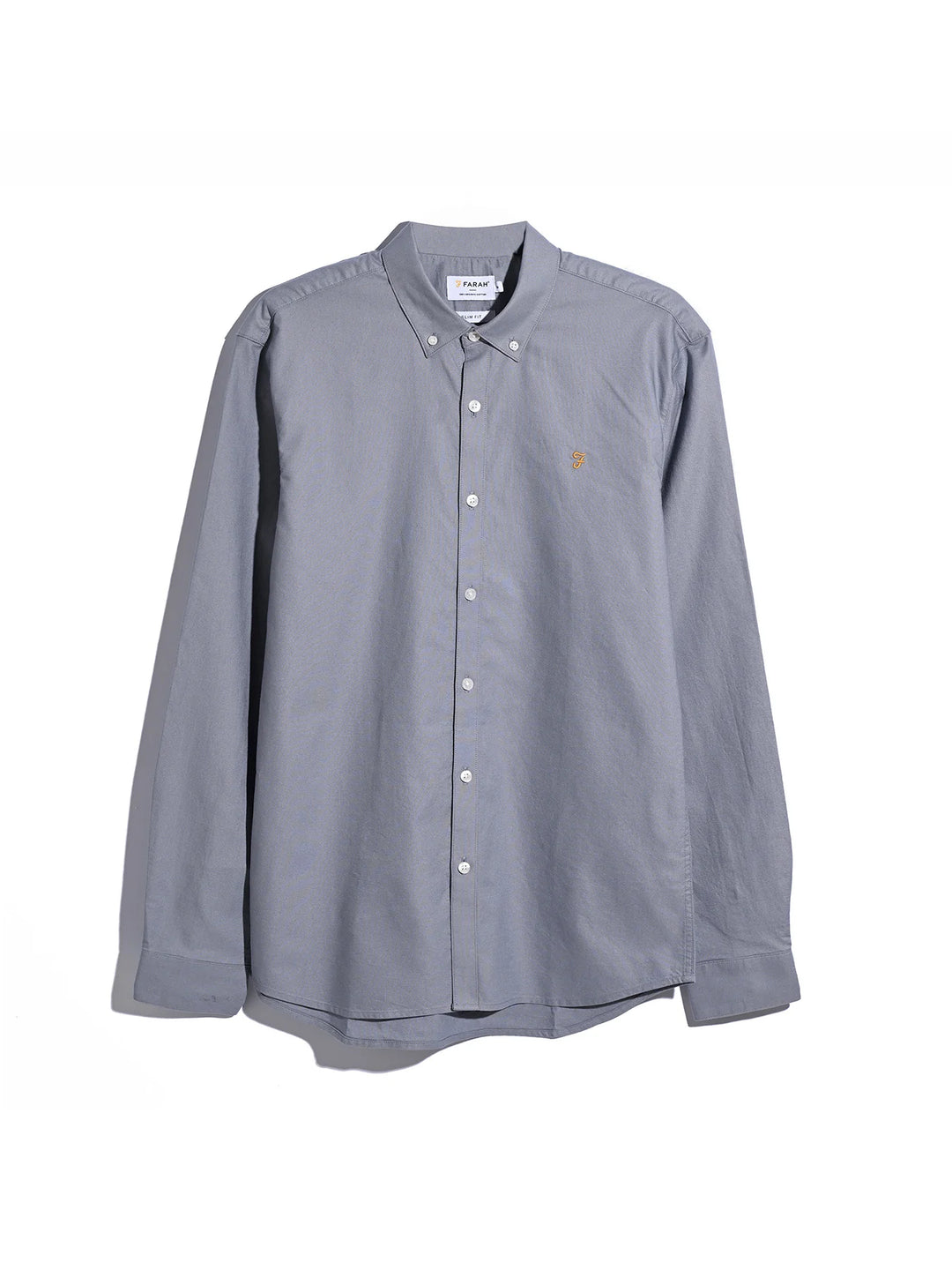 Farah Brewer Oxford Shirt Icelandic Blue