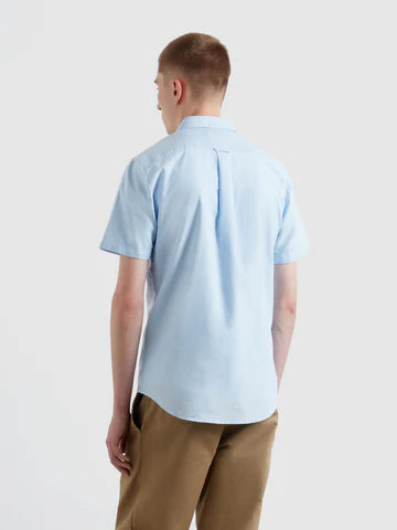 Farah Brewer Short Sleeve Shirt Sky