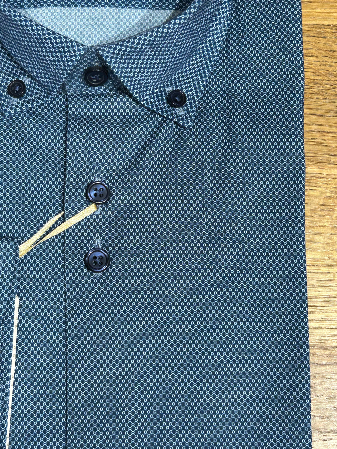 Gilded Gentlemen Shirt Print 20 Dress Blue