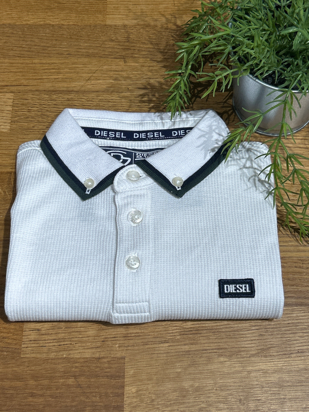 Diesel Boys Callen Polo White