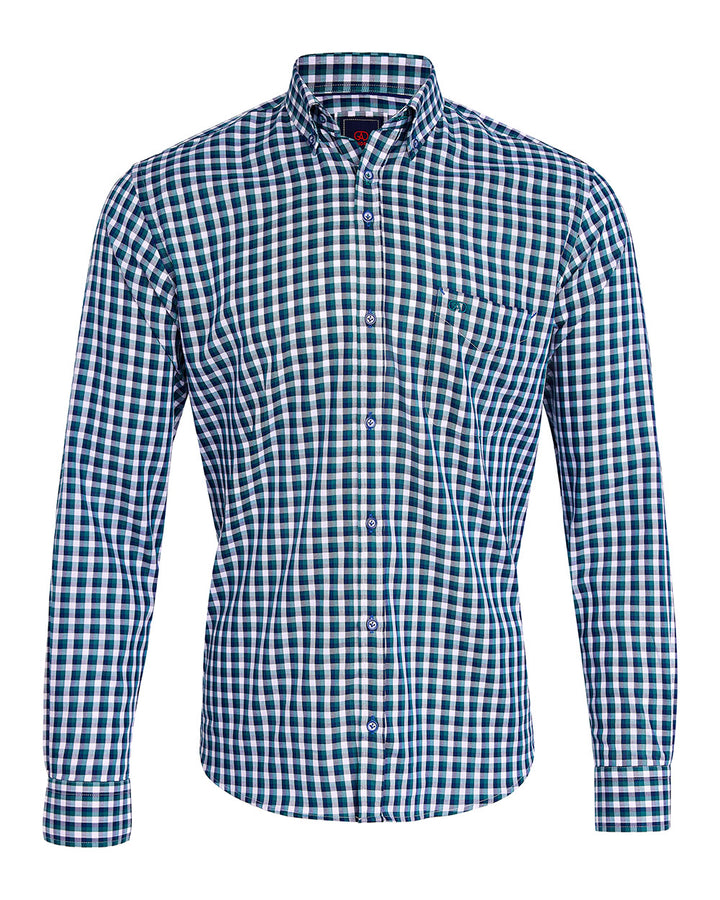 Andre Fahy Shirt Check Green