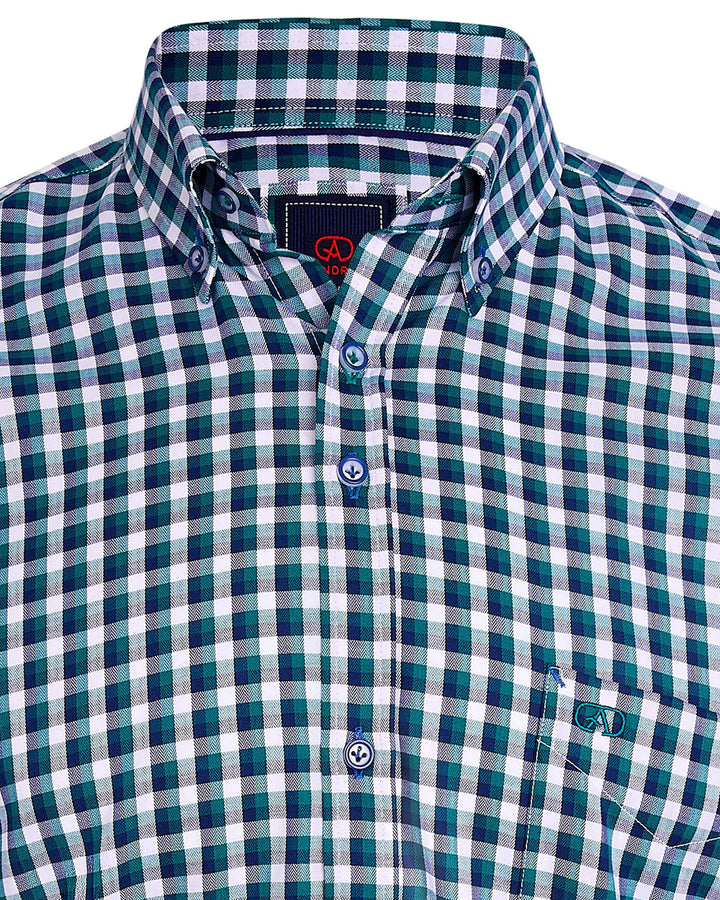 Andre Fahy Shirt Check Green