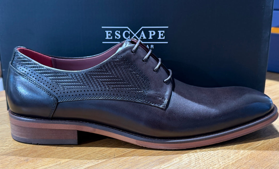 Escape Archer Formal Shoe Mahogany