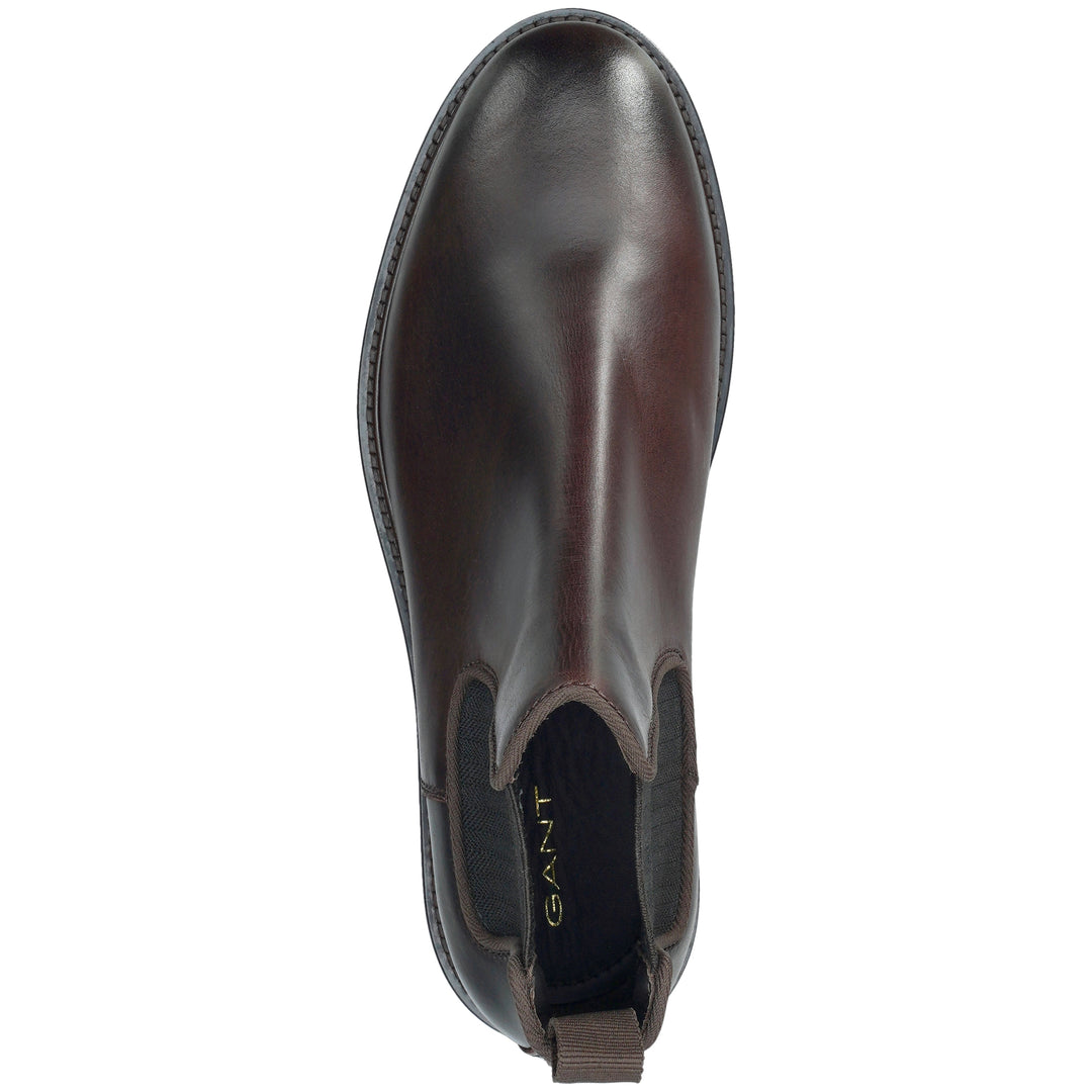 Gant St Fairkon Cow Leather Chelsea Boot Brown