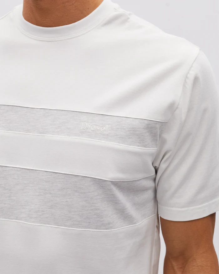 Diesel George Tee Victory White