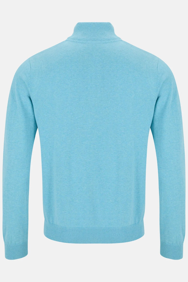 Gilded Gentlemen Harold 1/4 Zip Aqua