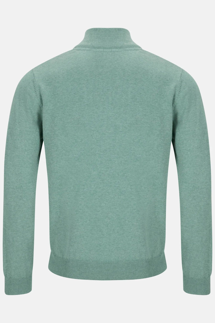 Gilded Gentlemen Harold 1/4 Zip Misty Green