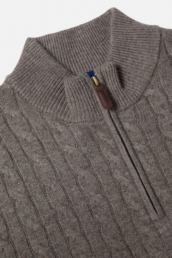 Benetti Grant 1/4 Zip Brown