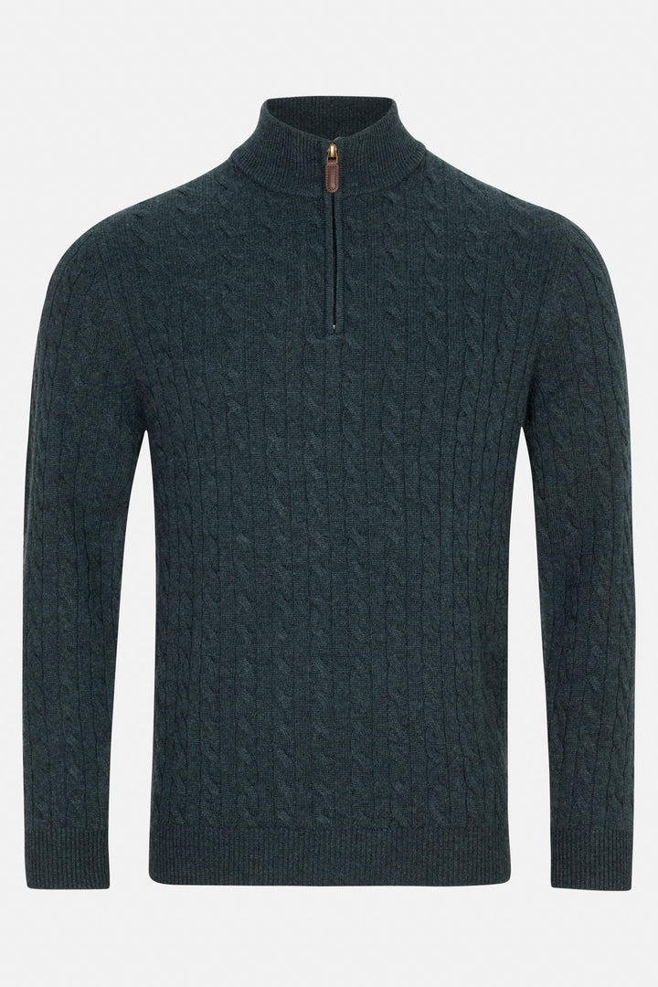 Benetti Grant 1/4 Zip Teal