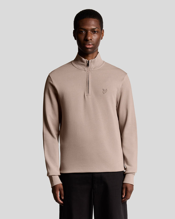 Lyle & Scott Superfine Cotton 1/4 Zip Sweatshirt Fife