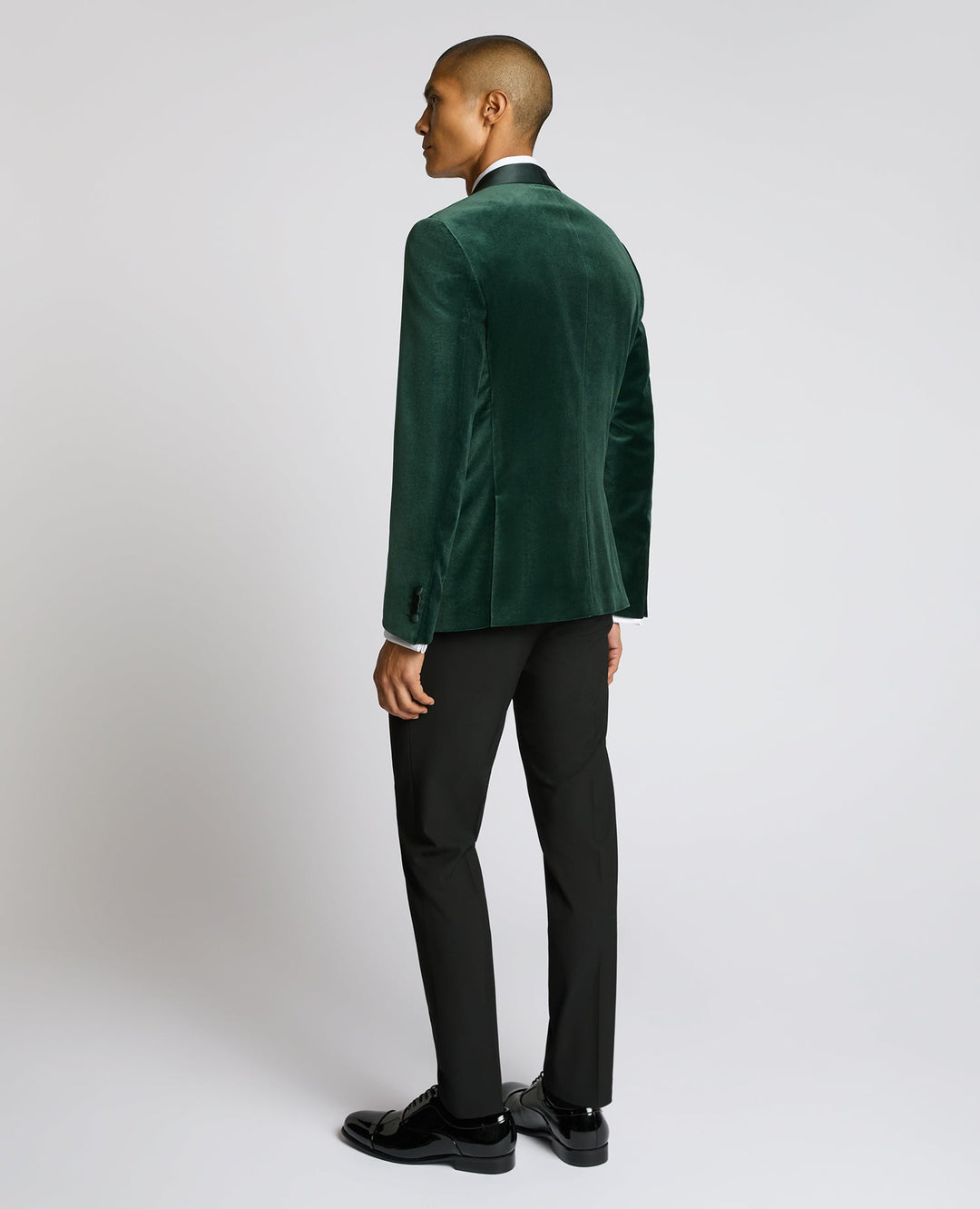 Remus Uomo Black Romeo Velvet Jacket Green