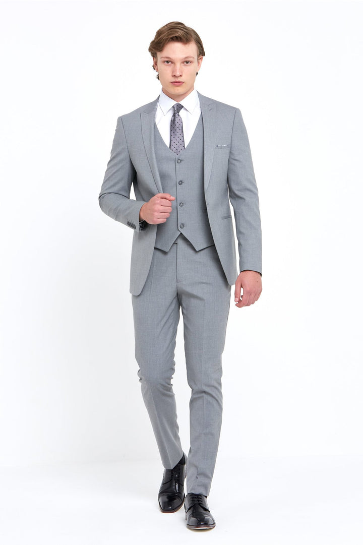 Benetti Travis Antoine 2 Piece Suit Silver