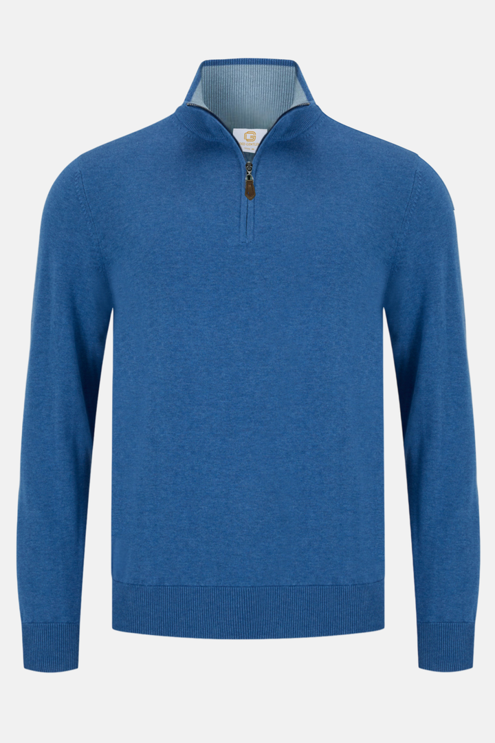 Gilded Gentlemen Rise 1/4 Zip Blue