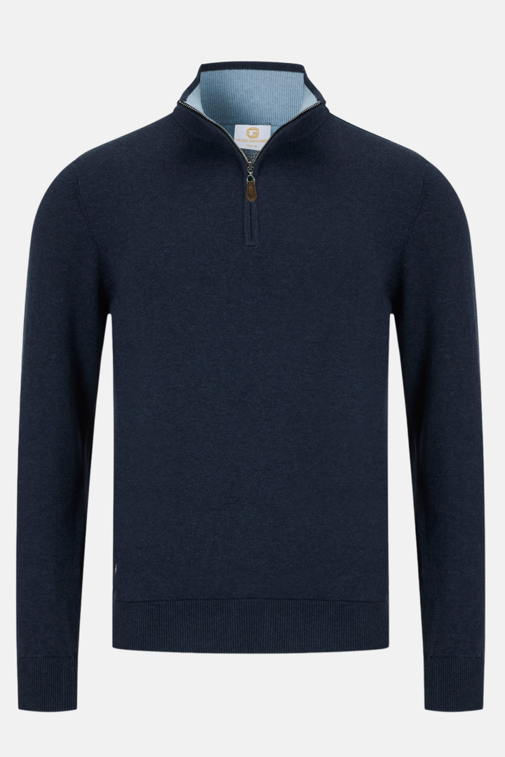 Gilded Gentlemen Rise 1/4 Zip Sky Captain