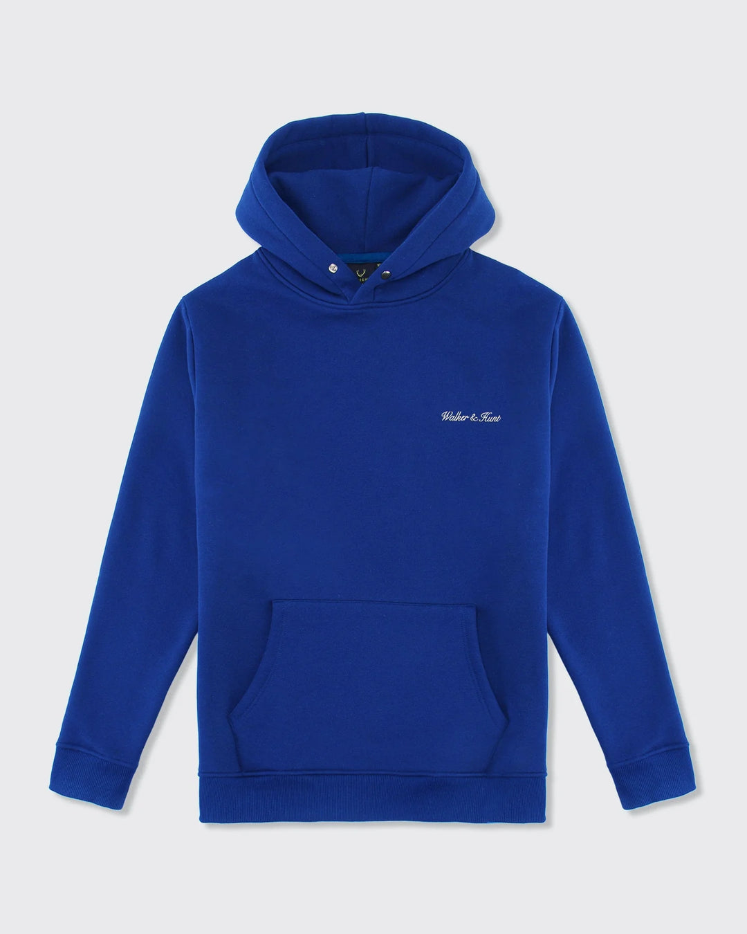 Walker & Hunt Script Hoodie Cobalt Blue