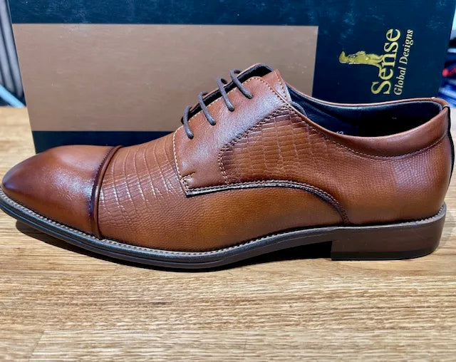 6th Sense Eton Formal Shoe Brown