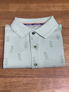 A Fish Named Fred Polo Shirt Fish Olive Green – Paul's Menswear A Fish Named Fred Polo Shirt Fish Olive Green – Paul's Menswear