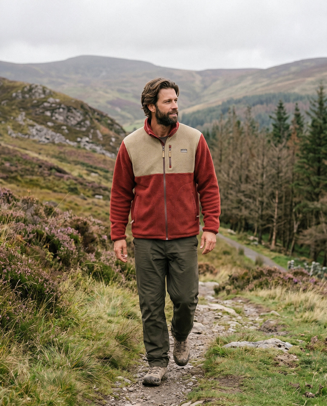 Bleubird Polar Fleece Deux Full Zip Brick