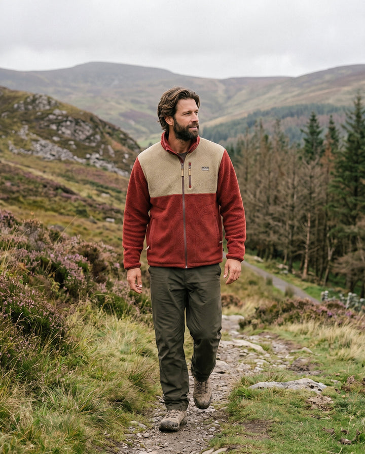 Bleubird Polar Fleece Deux Full Zip Brick